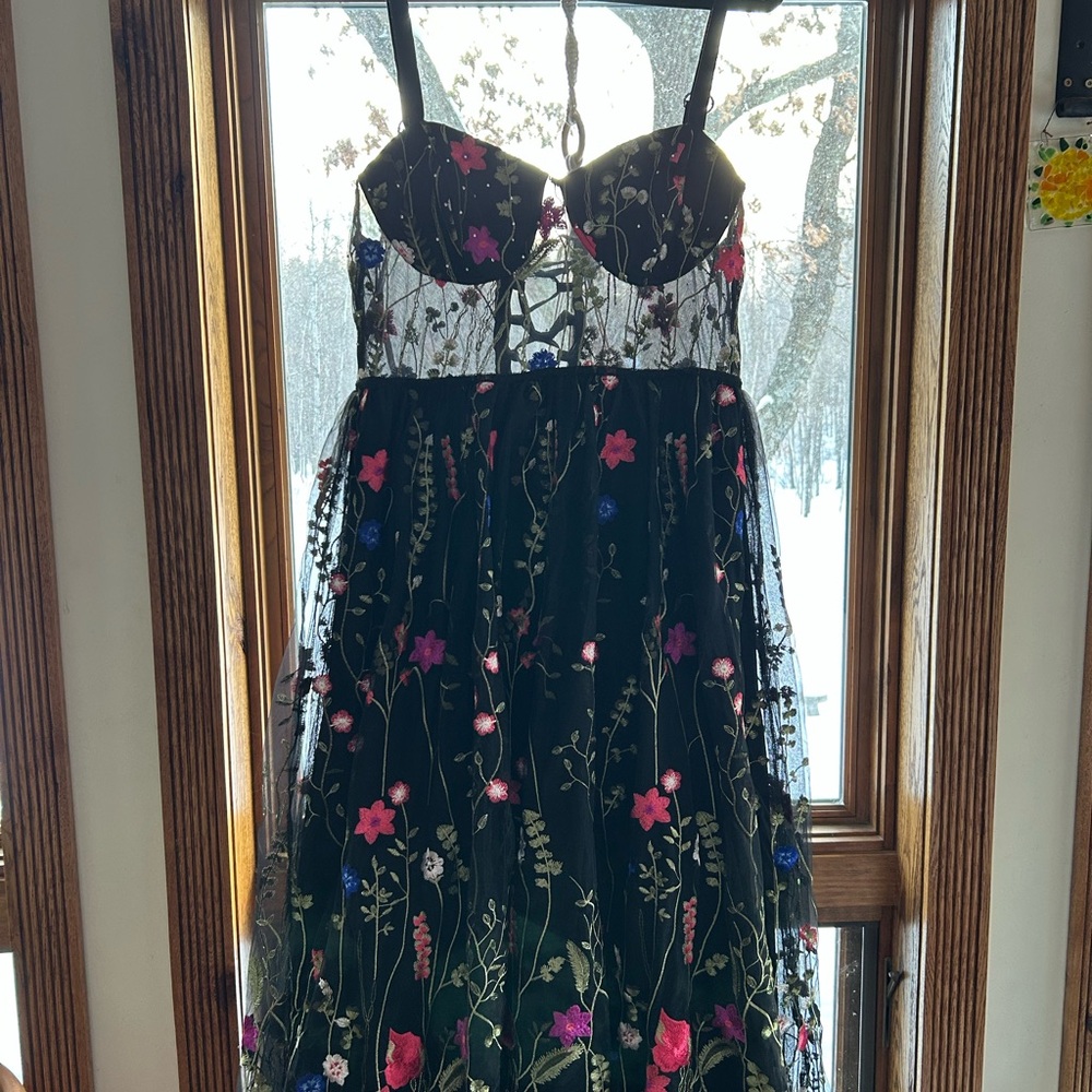 Floral prom dress